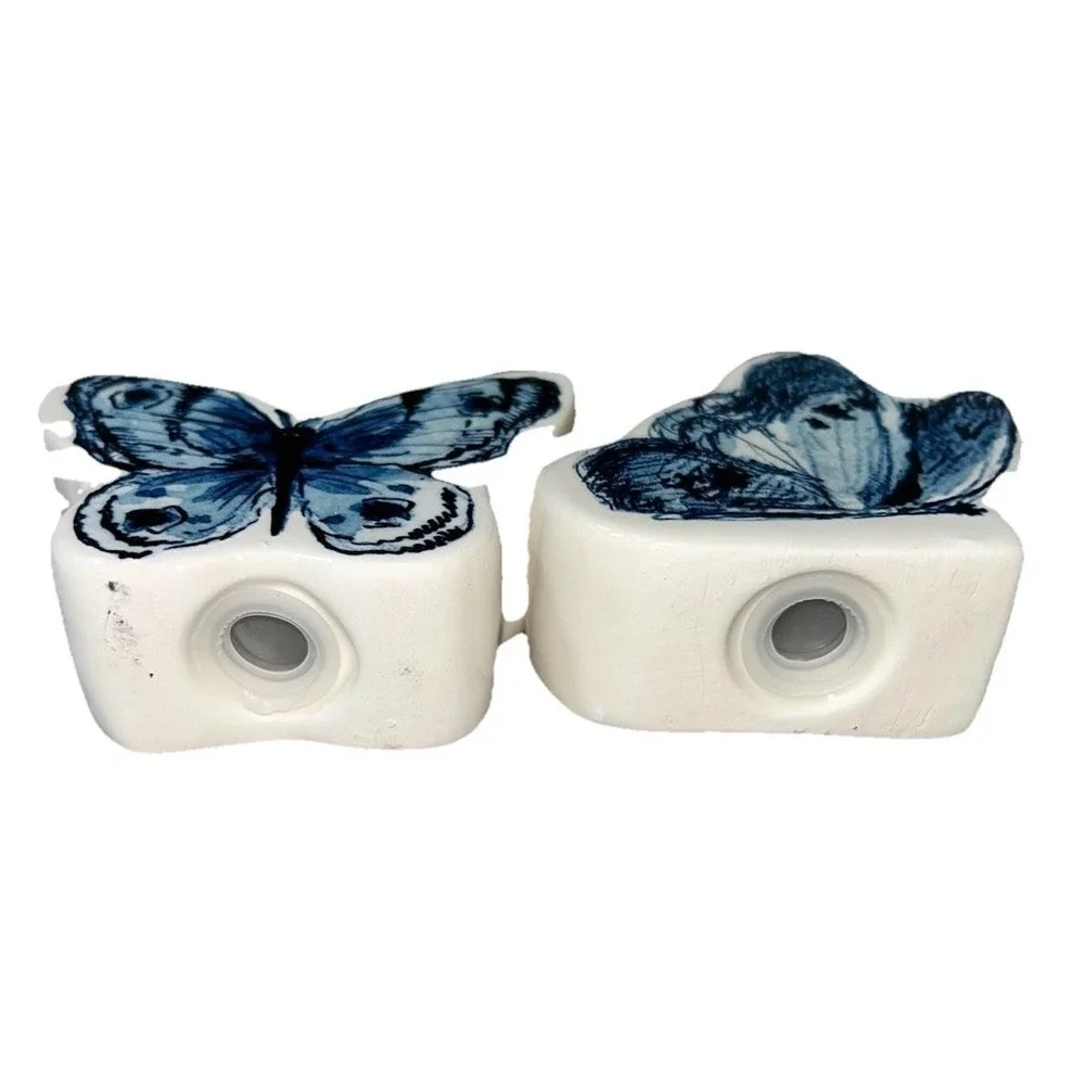 CRACKER BARREL Butterfly Salt and Pepper Set‎ Rare